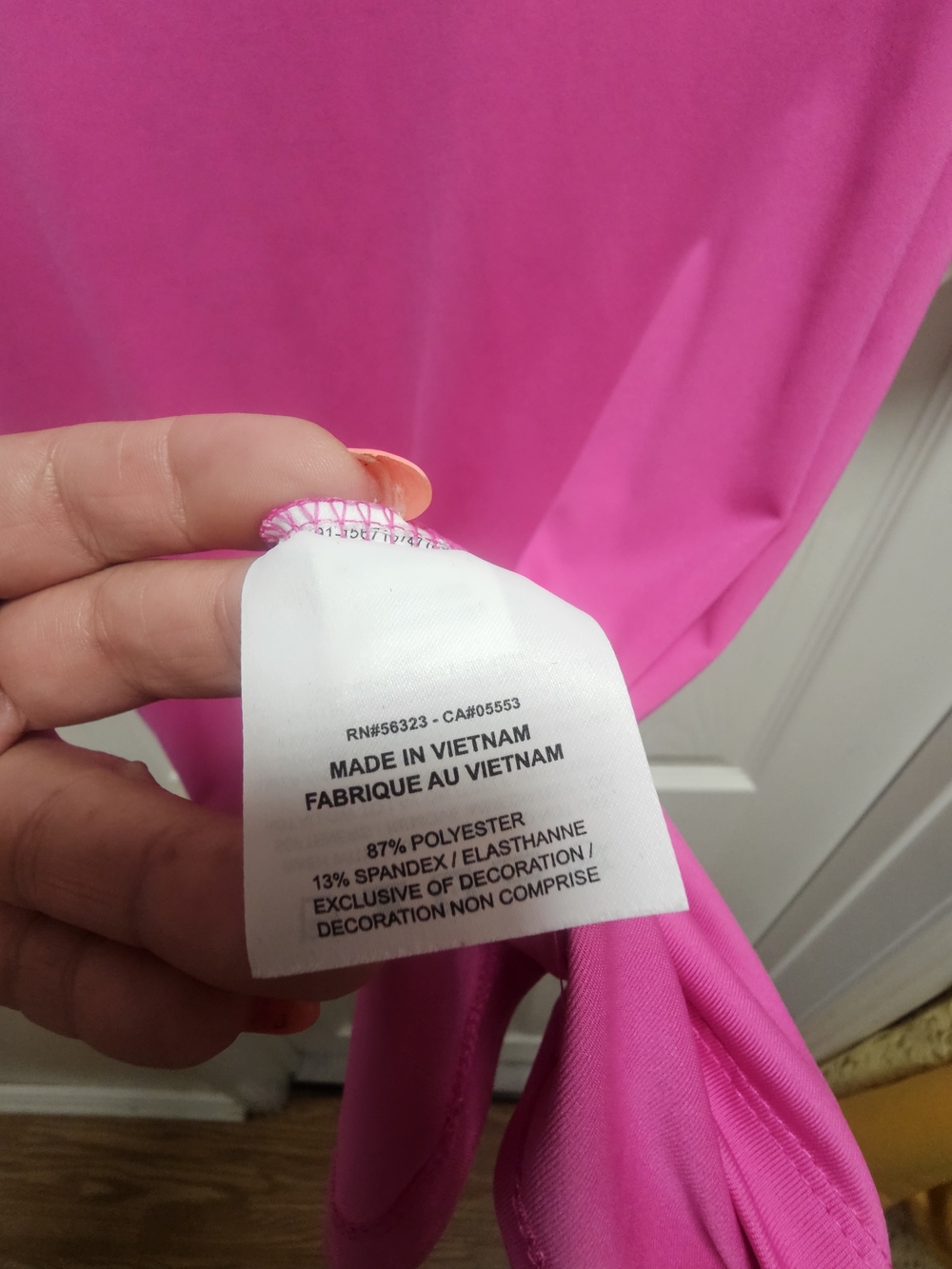 Nike Men’s Bright Pink Polo with White Trim - Picture 6 of 10